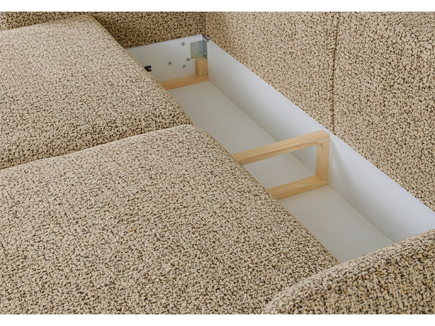 Canapé Santi avec fonction couchage et coffre – canapé moderne et confortable pour le salon