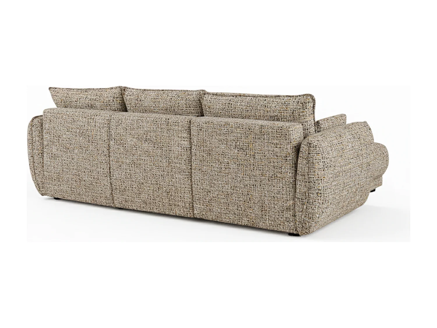 Canapé d’angle Mossa gauche convertible avec coffre – canapé moderne pour salon 2 en 1