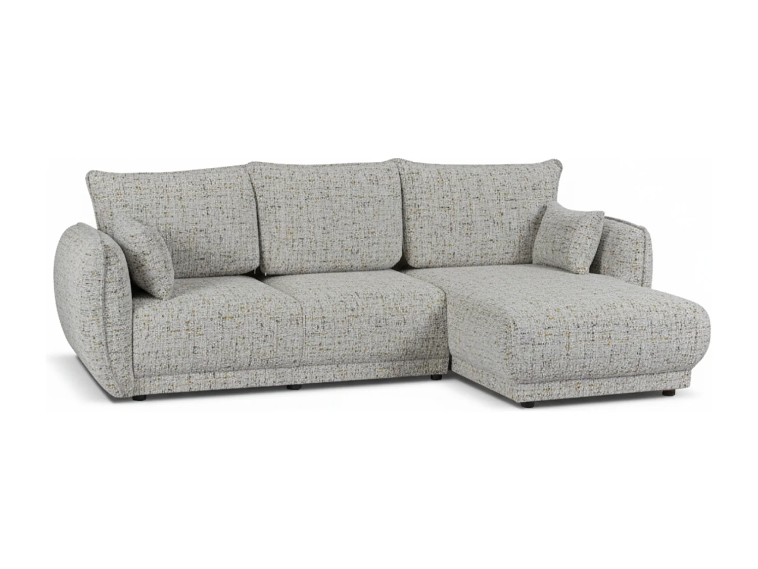 Divano angolare Mossa destro con funzione letto e contenitore – divano moderno 2 in 2