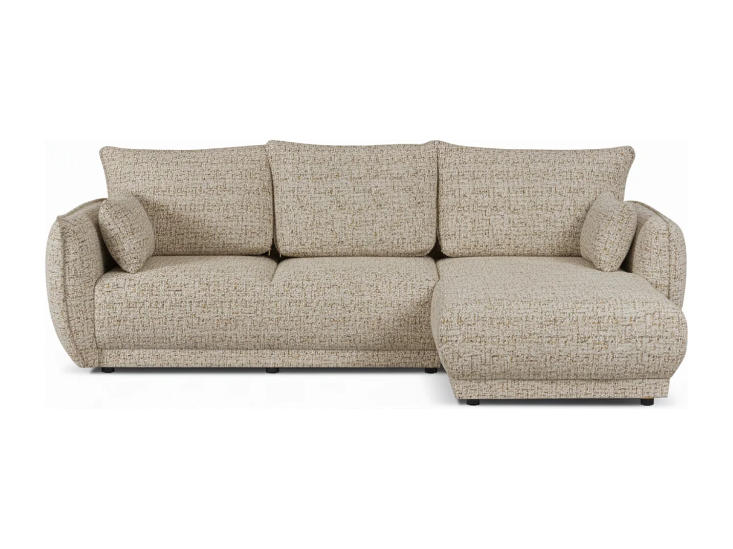 Divano angolare Mossa destro con funzione letto e contenitore – divano moderno 2 in 2