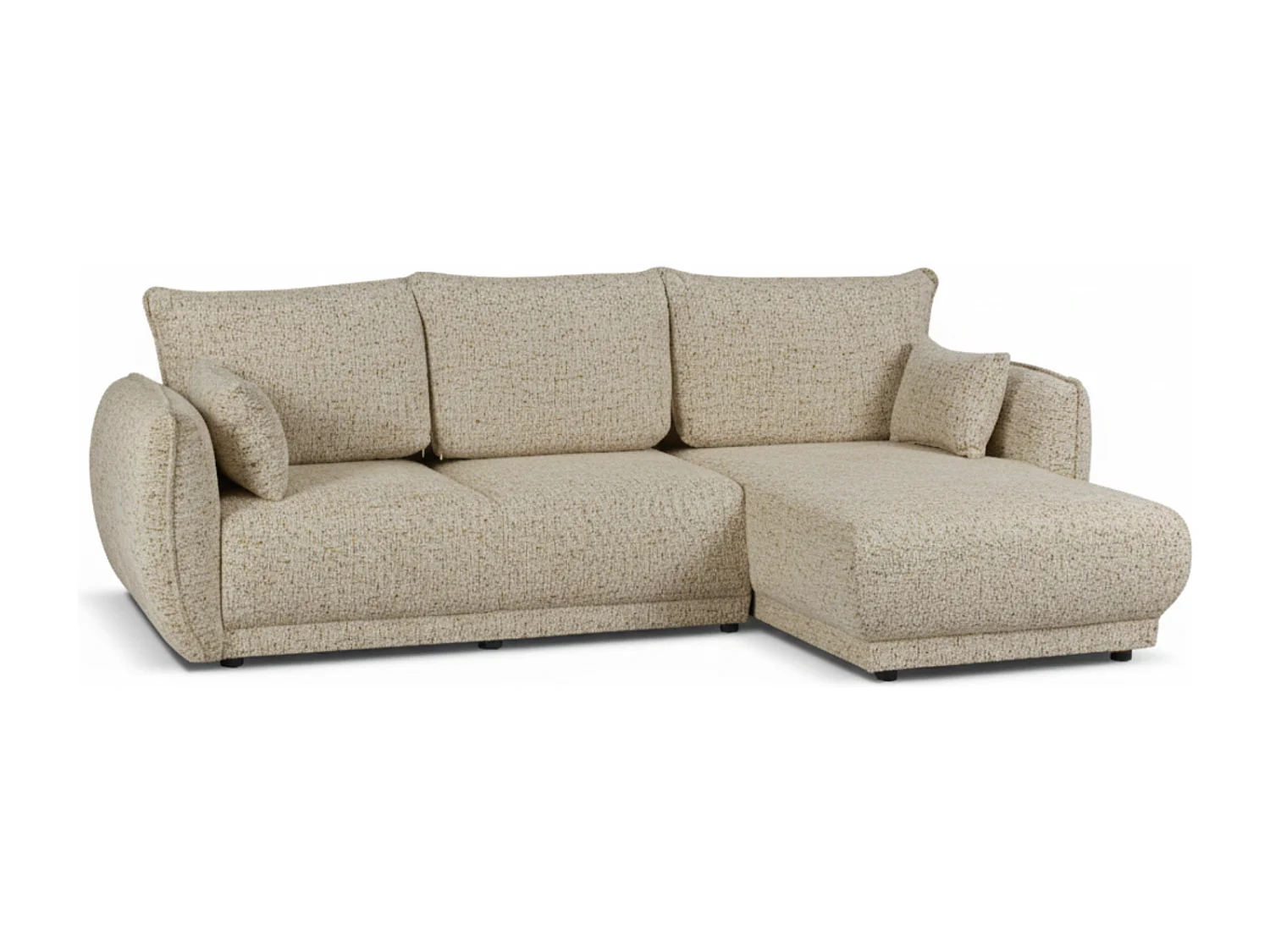 Divano angolare Mossa destro con funzione letto e contenitore – divano moderno 2 in 2