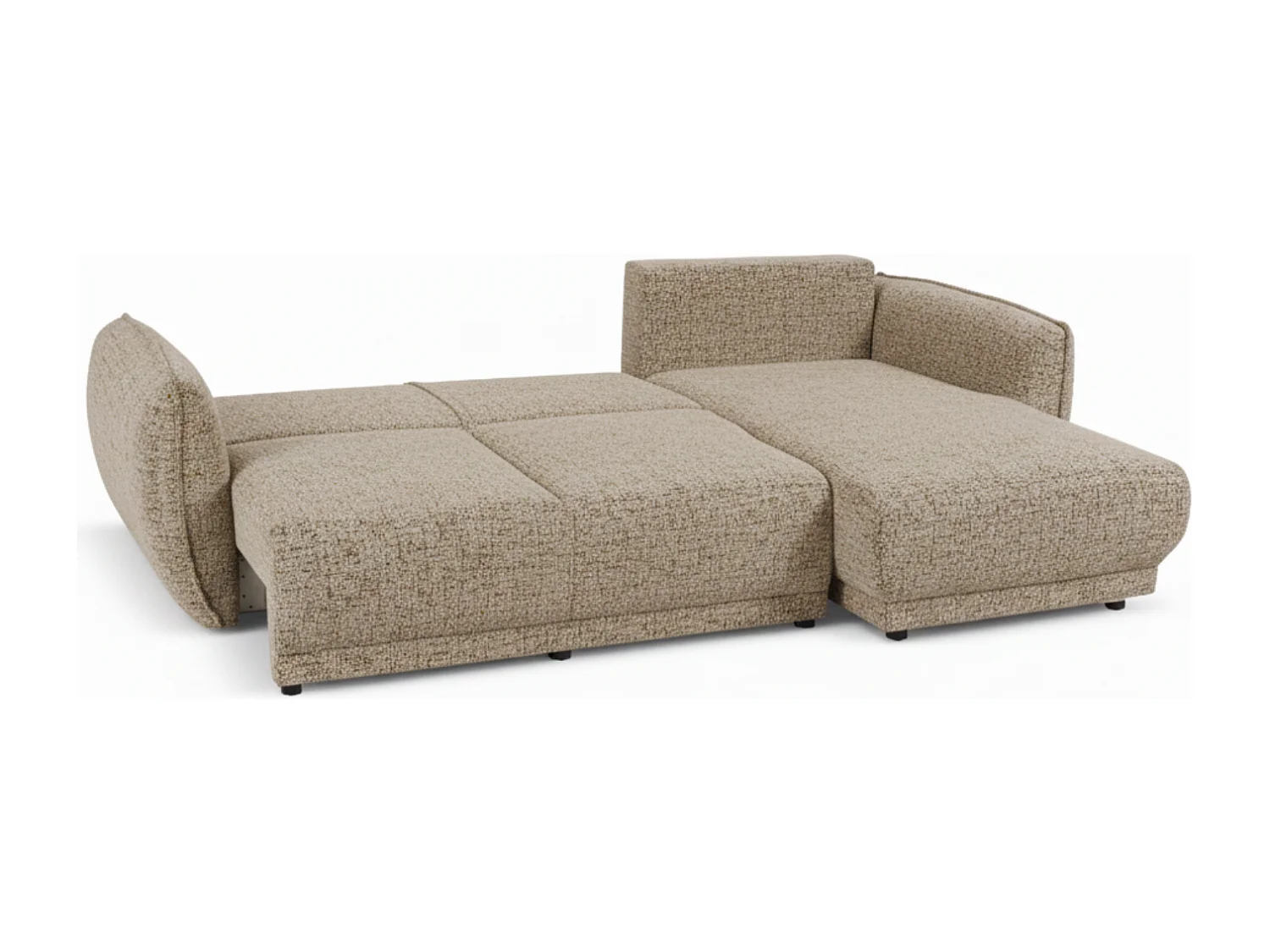 Divano angolare Mossa destro con funzione letto e contenitore – divano moderno 2 in 2