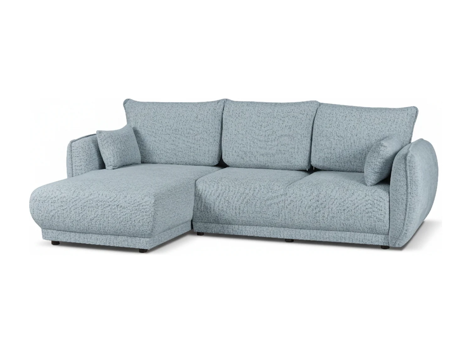 Canapé d’angle Mossa gauche convertible avec coffre – canapé moderne pour salon 2 en 1