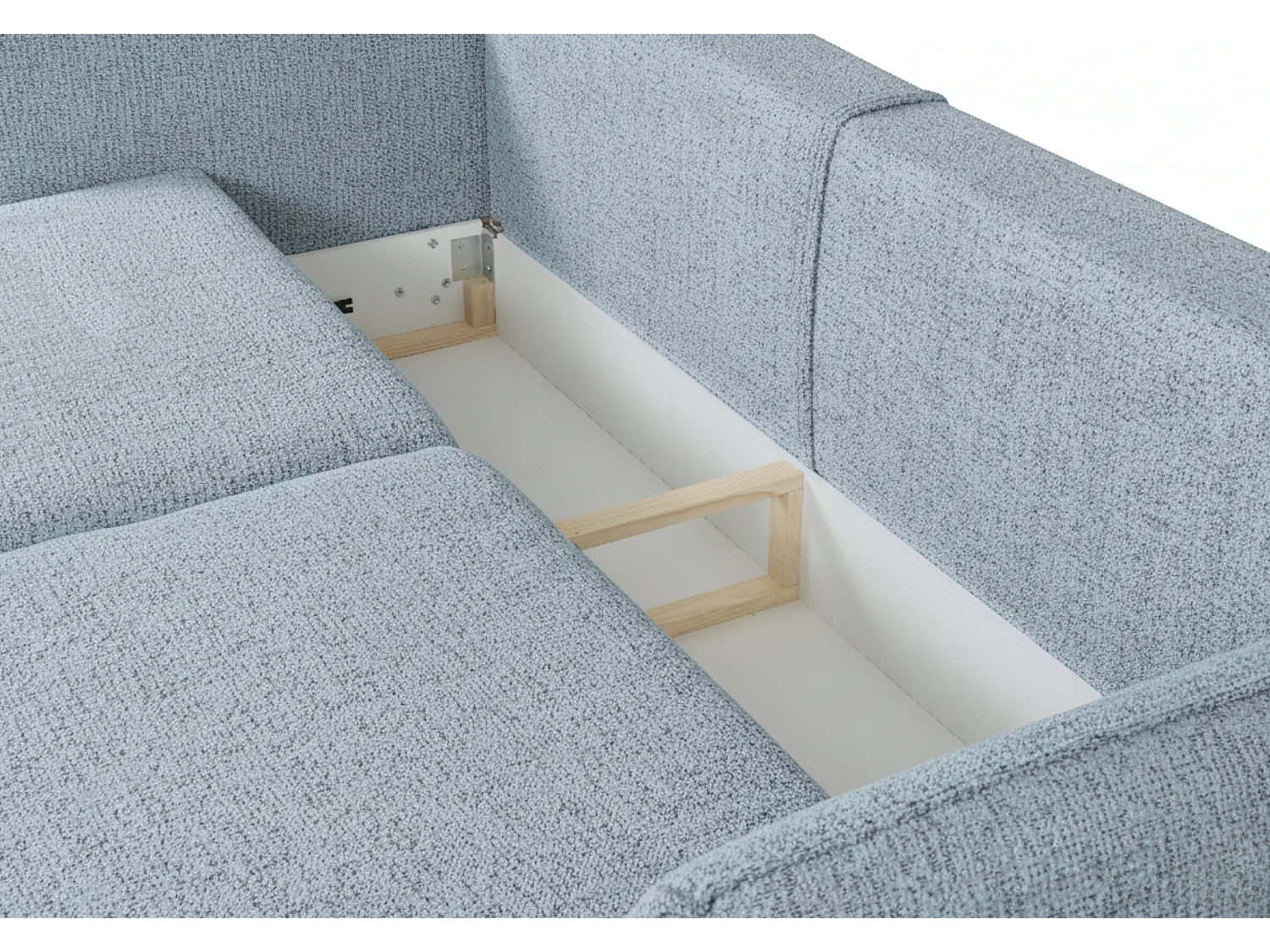 Canapé MOSSA avec fonction couchage et coffre – canapé moderne et confortable pour le salon