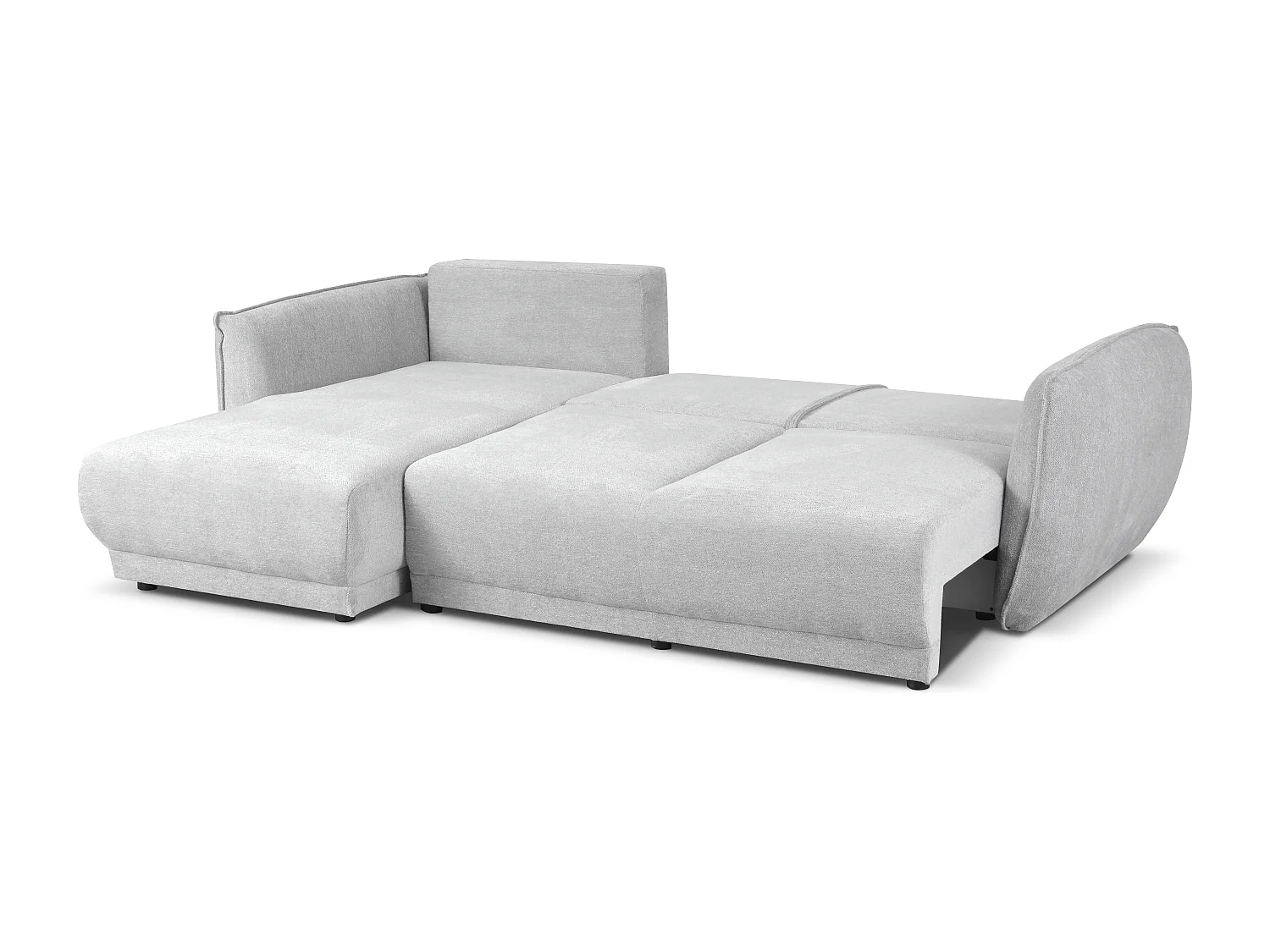 Canapé d’angle Mossa droit convertible avec coffre – canapé moderne pour salon 2 en 2