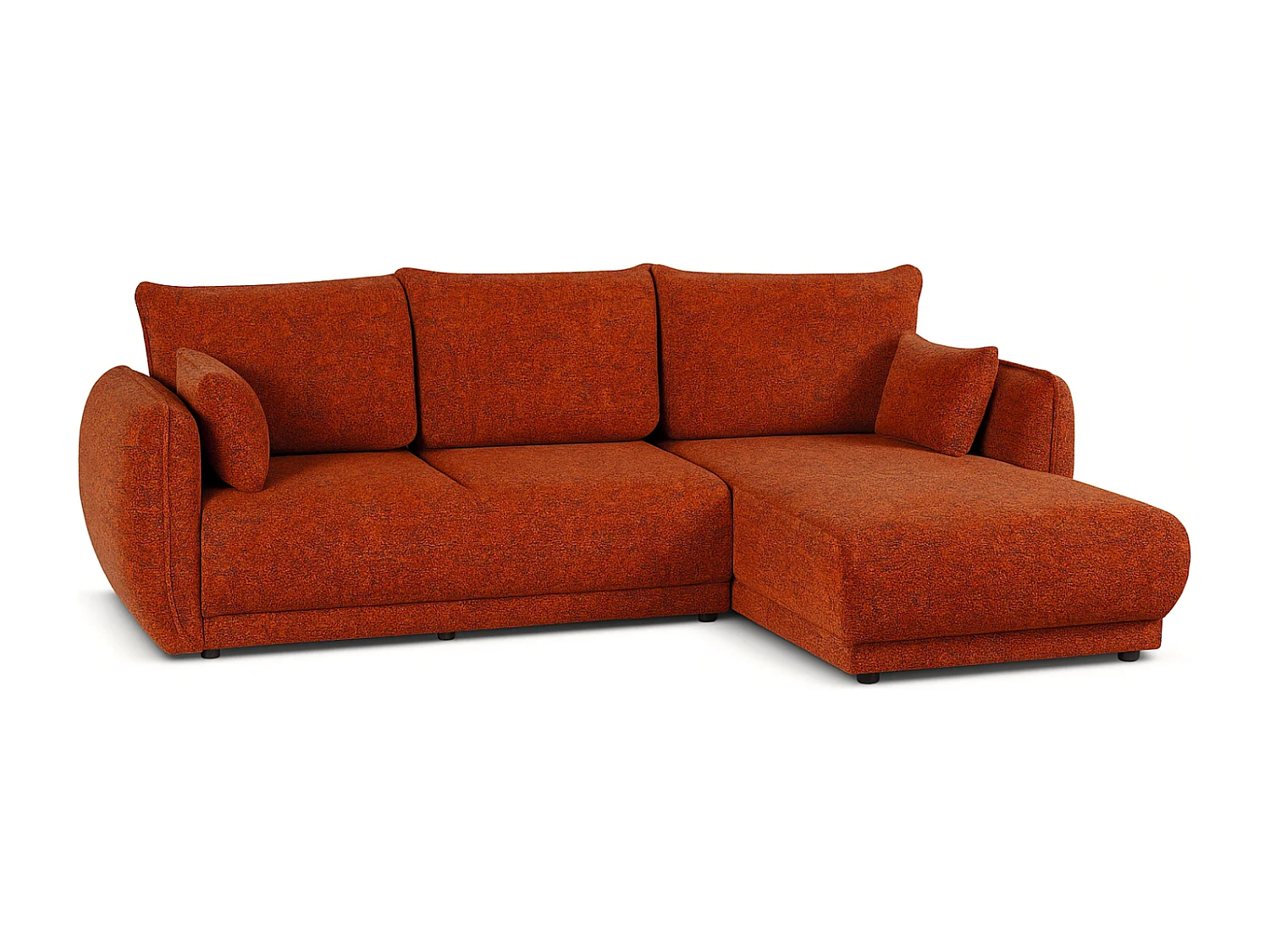 Divano angolare Mossa destro con funzione letto e contenitore – divano moderno 2 in 2