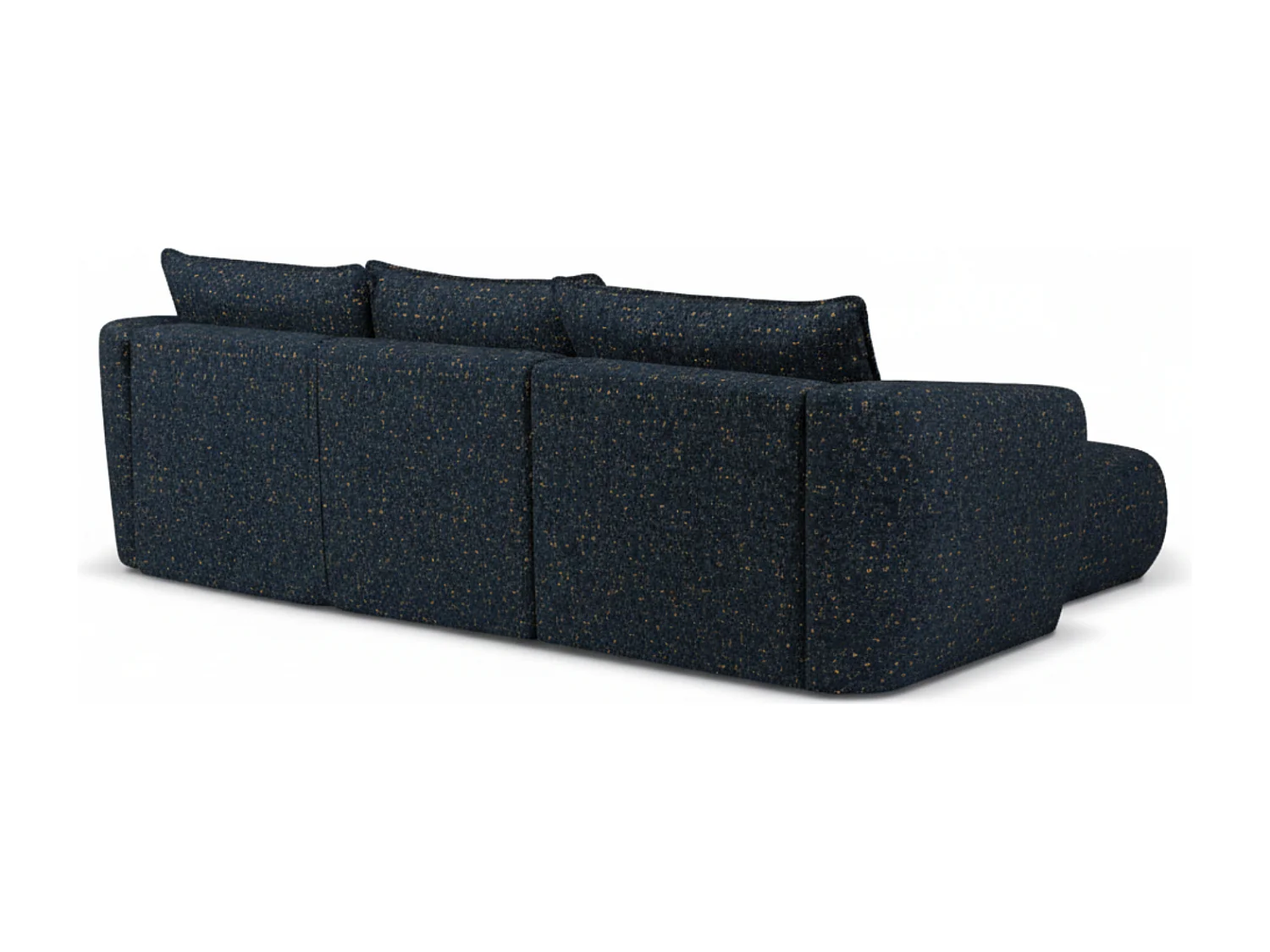 Canapé d’angle Santi avec fonction couchage et coffre – 255×165 cm – moderne, convertible, confortable pour le salon