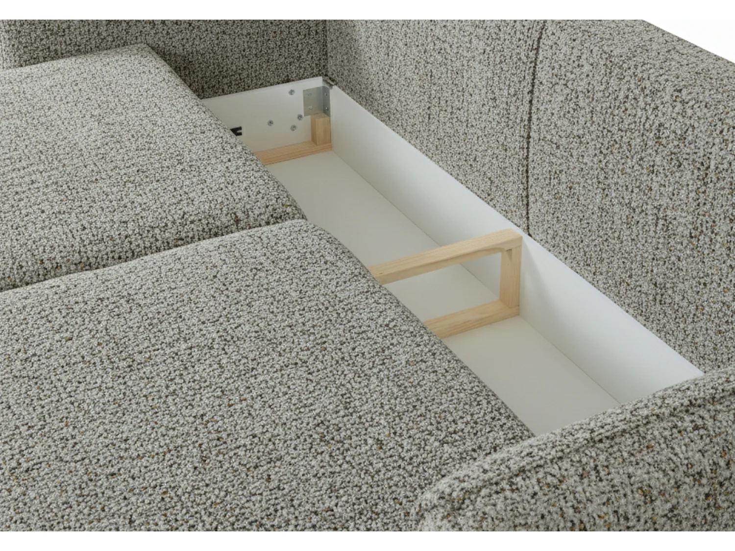 Canapé MOSSA avec fonction couchage et coffre – canapé moderne et confortable pour le salon