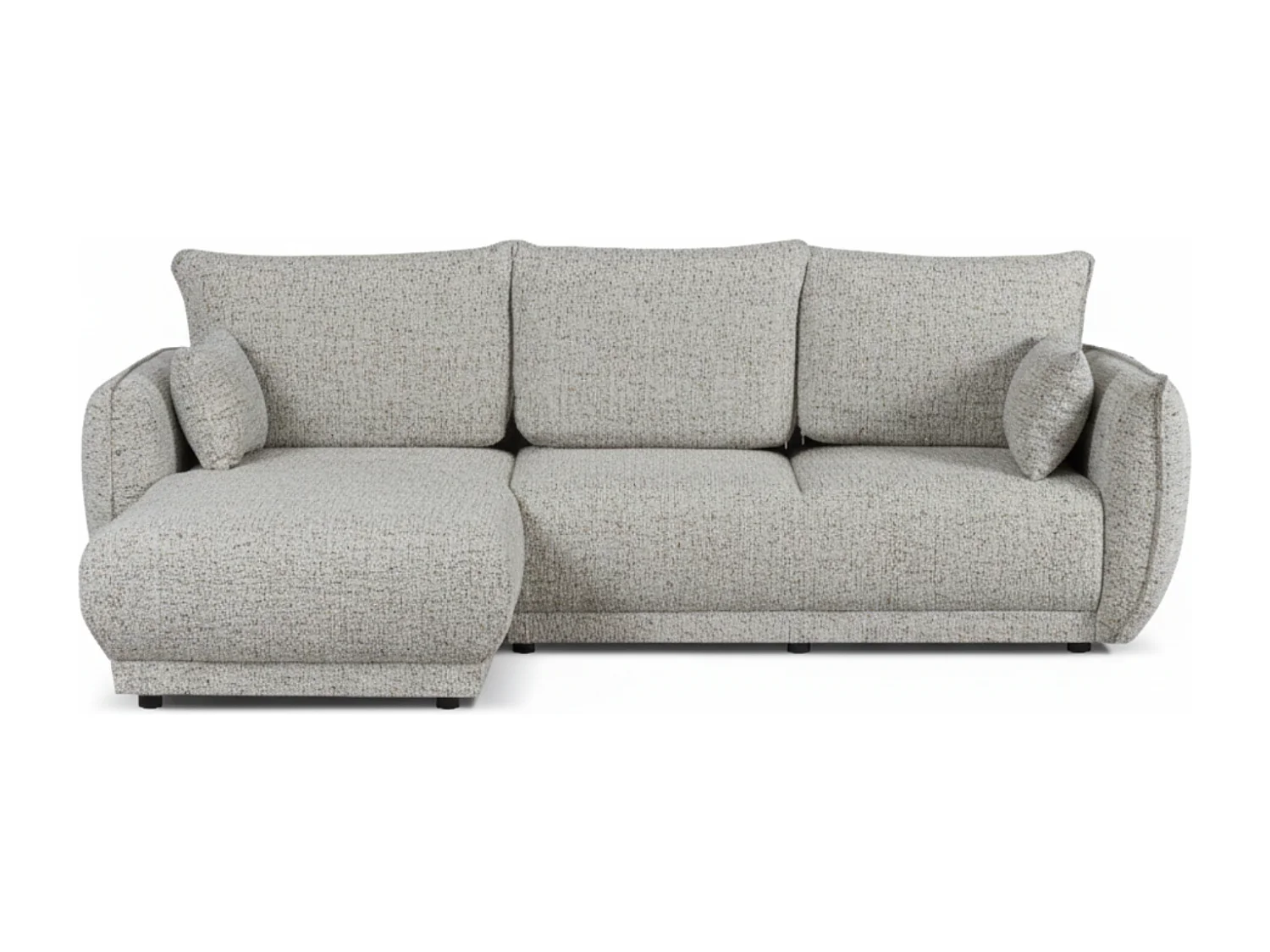 Canapé d’angle Mossa gauche convertible avec coffre – canapé moderne pour salon 2 en 1