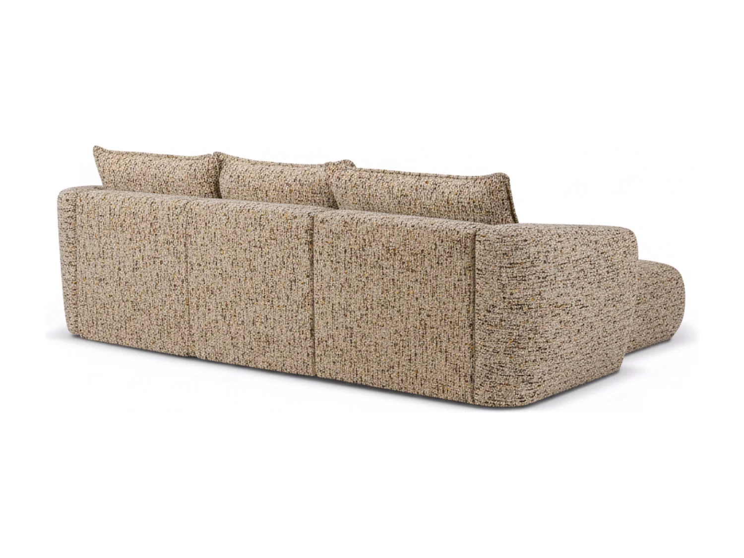 Canapé d’angle Santi avec fonction couchage et coffre – 255×165 cm – moderne, convertible, confortable pour le salon