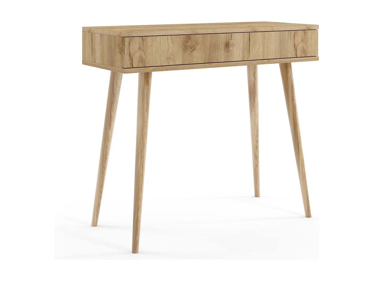 Konsole NATURA, 90 cm, Eiche Craft Gold, mit 1 Schublade