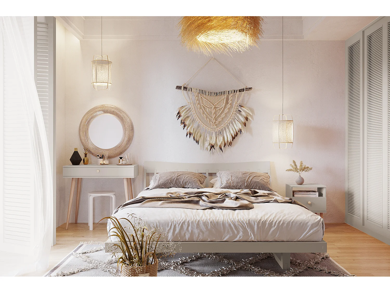 Konsole NATURA, 90 cm, Kaschmir, mit 1 Schublade