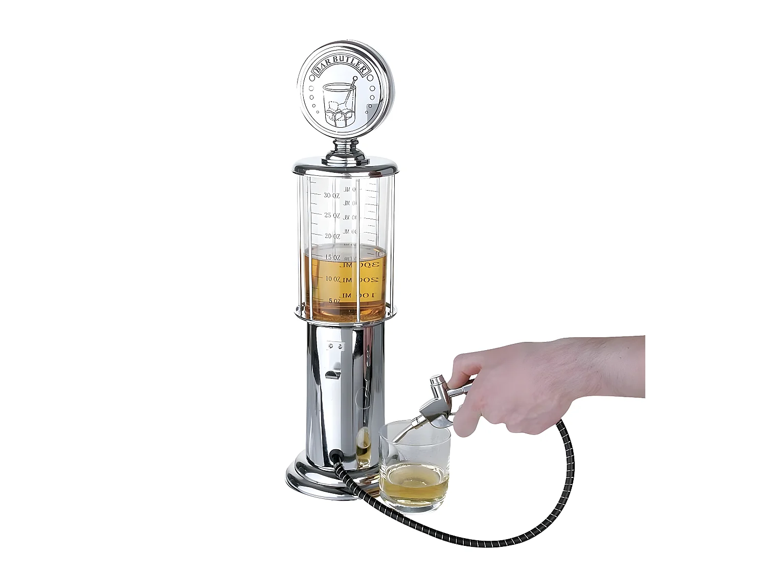 Distributeur de boisson en forme de Pompe à essence 48 cm