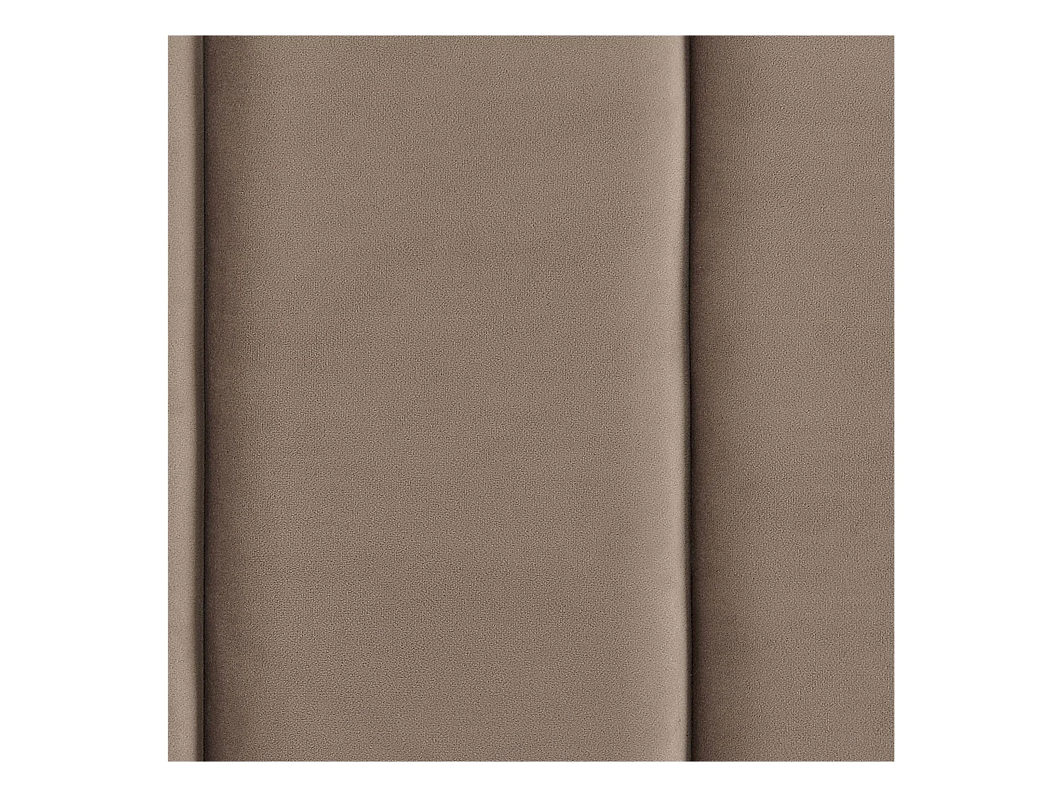 Lit avec sommier Velours VILLETTE 180 x 200 cm Taupe