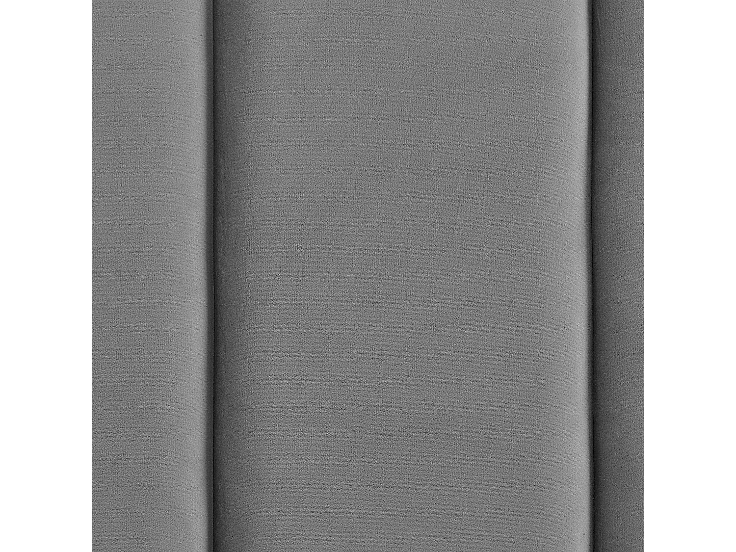 Lit avec sommier Velours VILLETTE 140 x 200 cm Gris