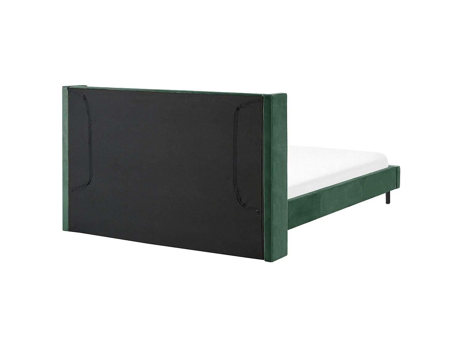 Bed Velvet VILLETTE 180 x 200 cm (EU Super King) Dark Green