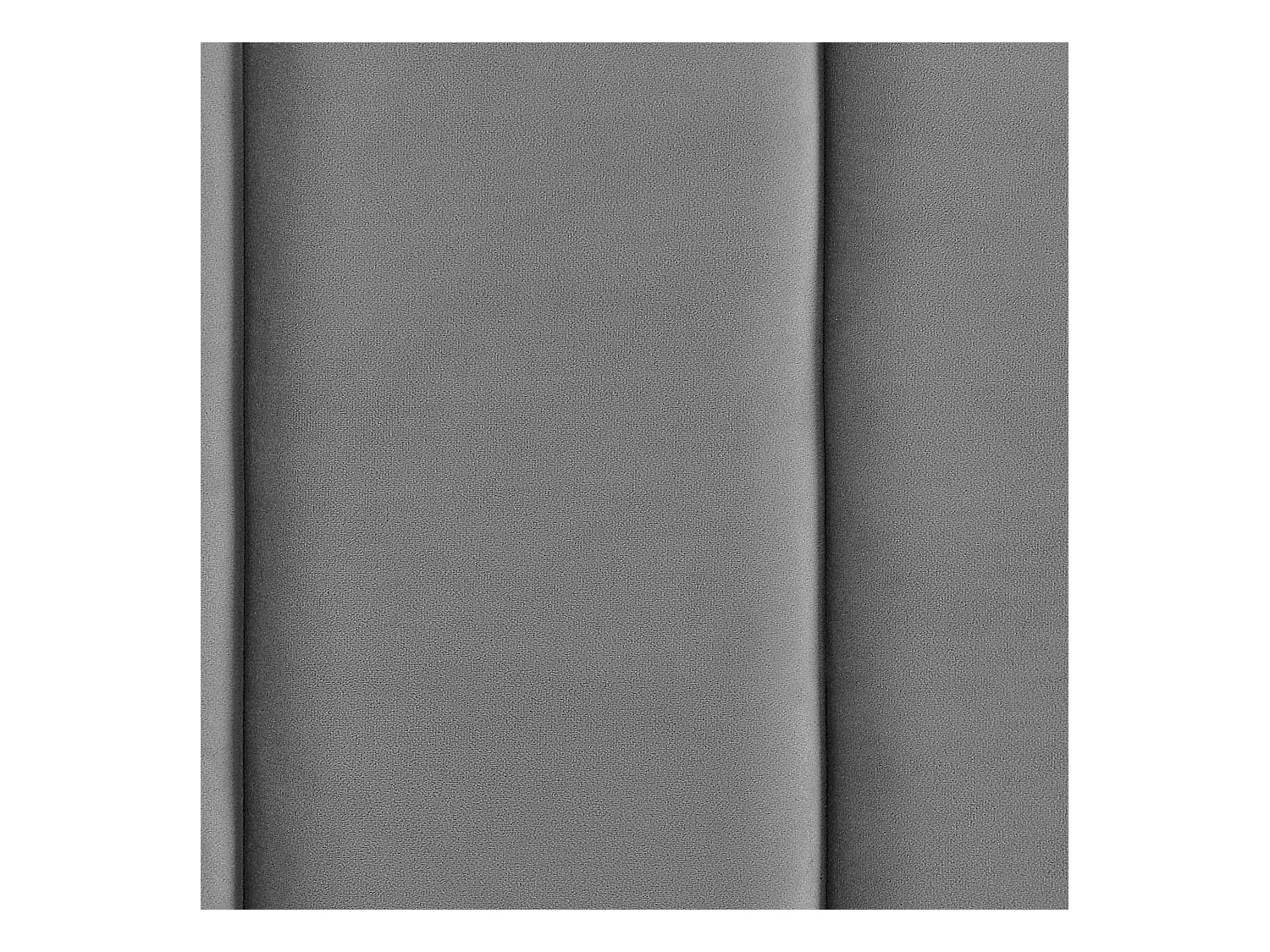 Lit avec sommier Velours VILLETTE 160 x 200 cm Gris