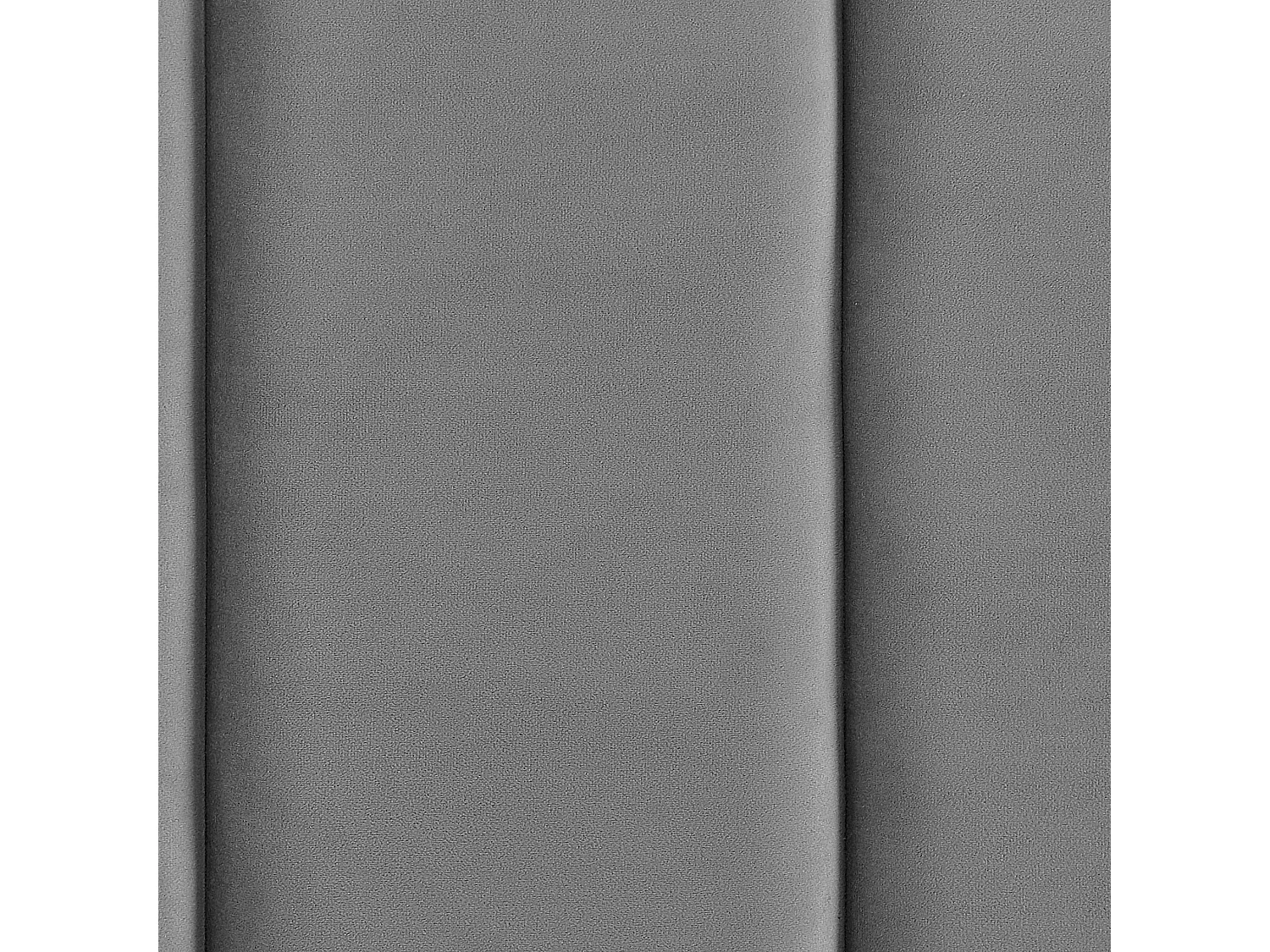 Lit avec sommier Velours VILLETTE 160 x 200 cm Gris