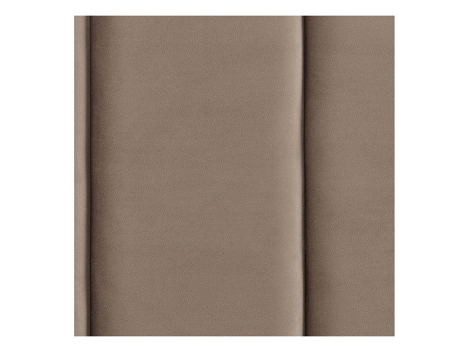 Lit avec sommier Velours VILLETTE 160 x 200 cm Taupe