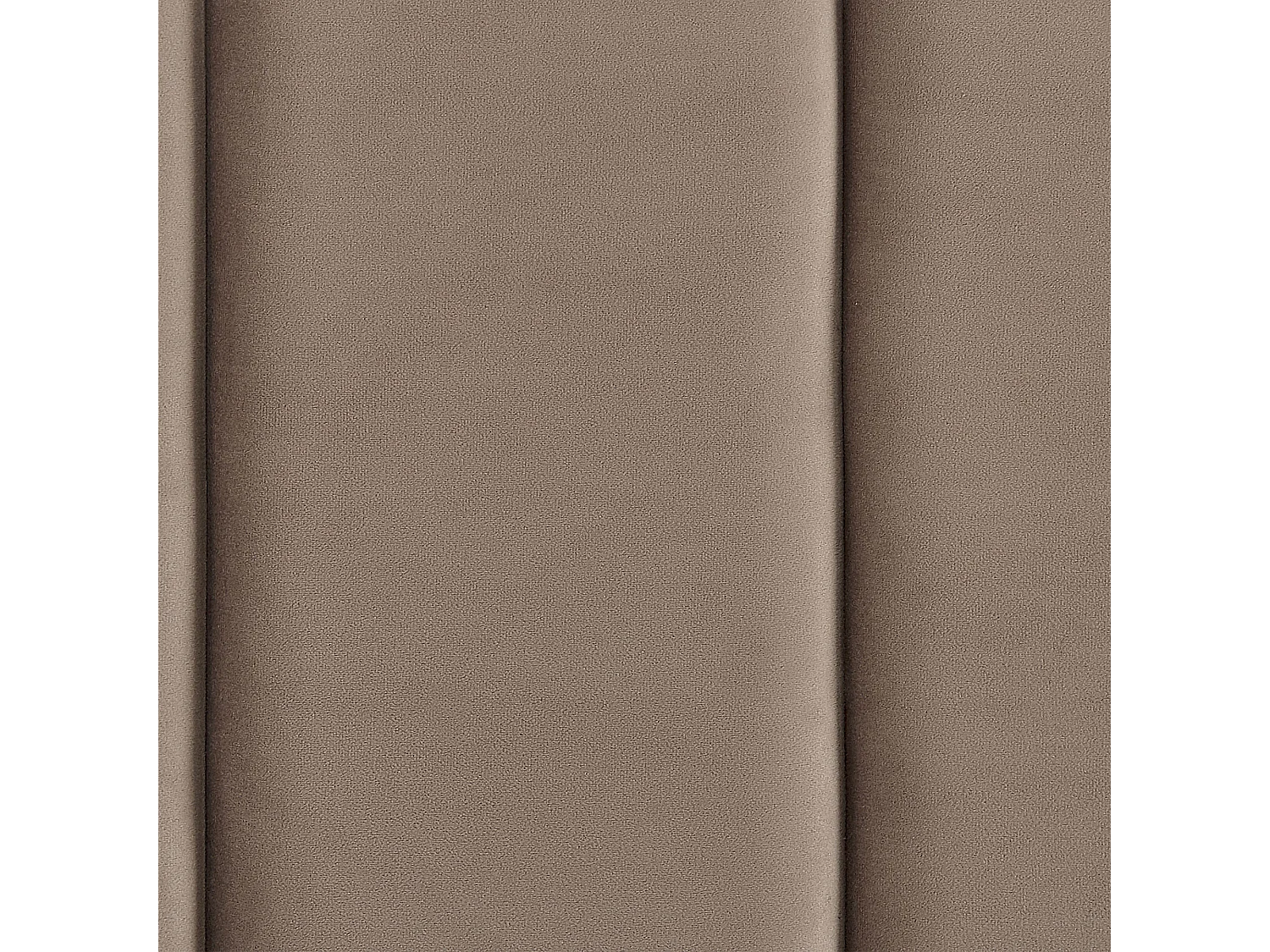 Lit avec sommier Velours VILLETTE 160 x 200 cm Taupe