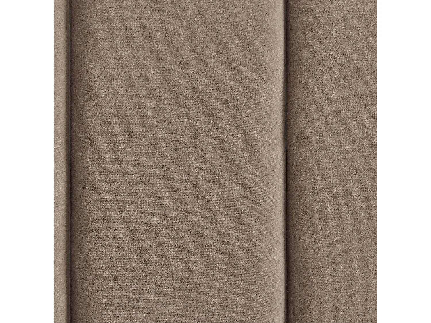 Lit avec sommier Velours VILLETTE 160 x 200 cm Taupe