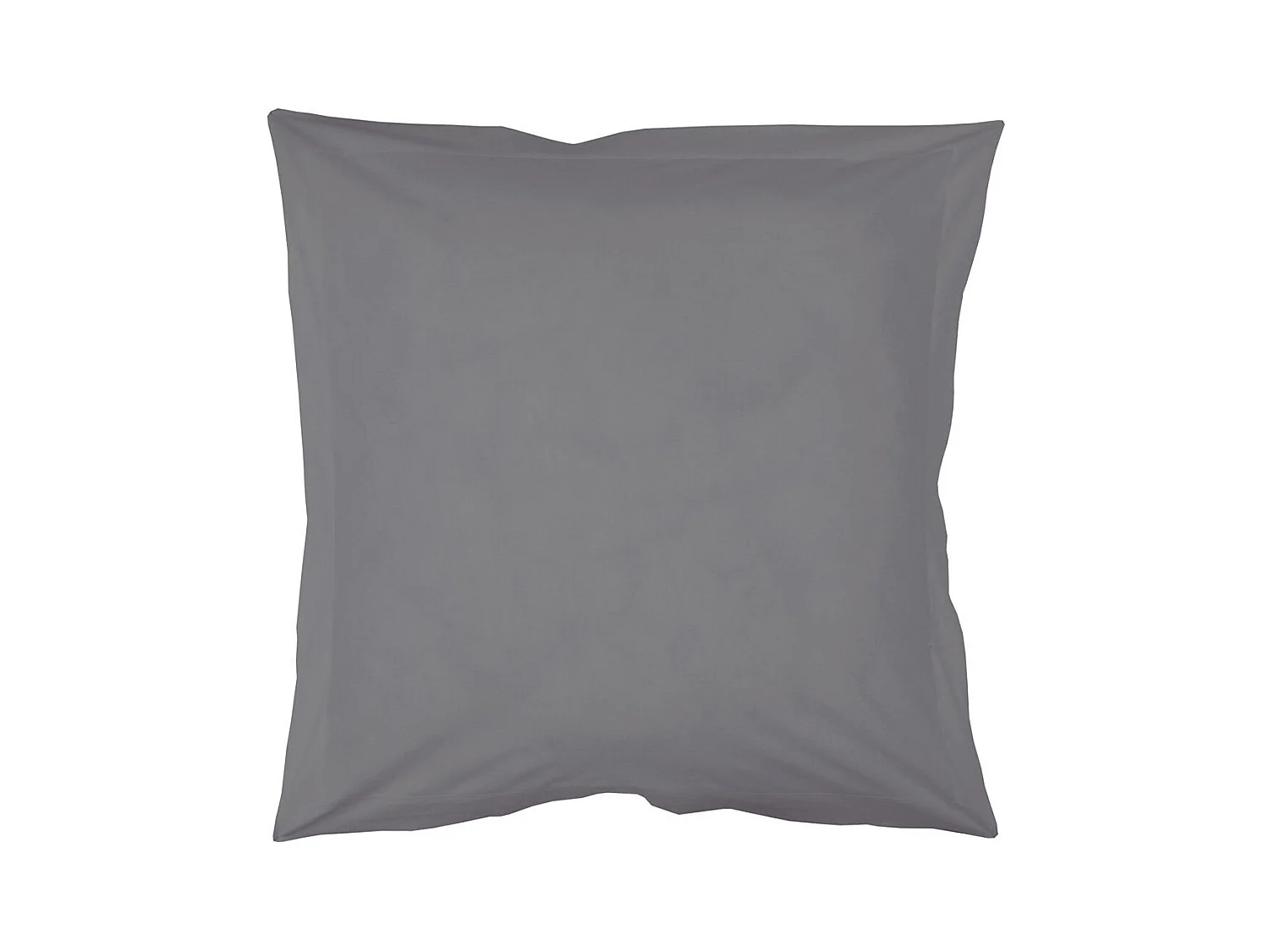 Capa de Almofada "Lina" Cinza 63x63cm 100% Algodão Oeko-Tex®