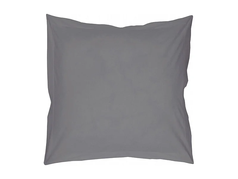 Capa de Almofada "Lina" Cinza 63x63cm 100% Algodão Oeko-Tex®