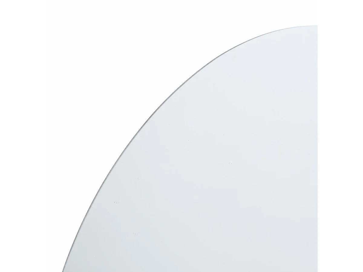 Lot de 4 Miroirs adhésifs Ronds en Verre 20 x 20 cm