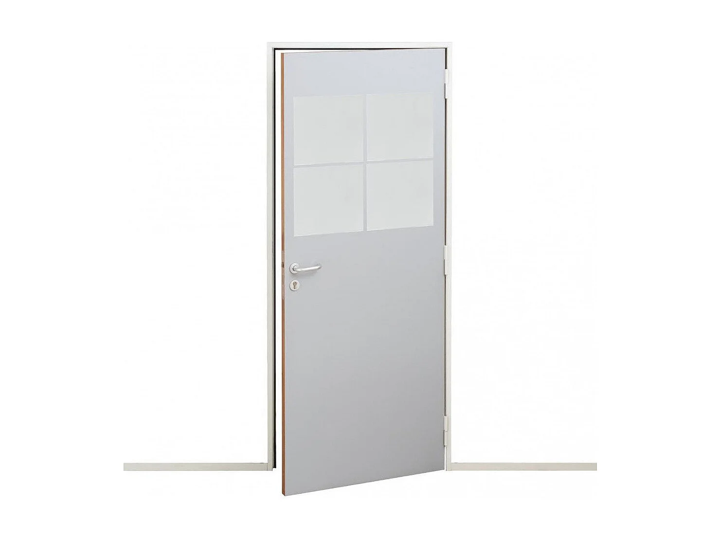 Lot de 4 Miroirs adhésifs Carrés en Verre 30 x 30 cm