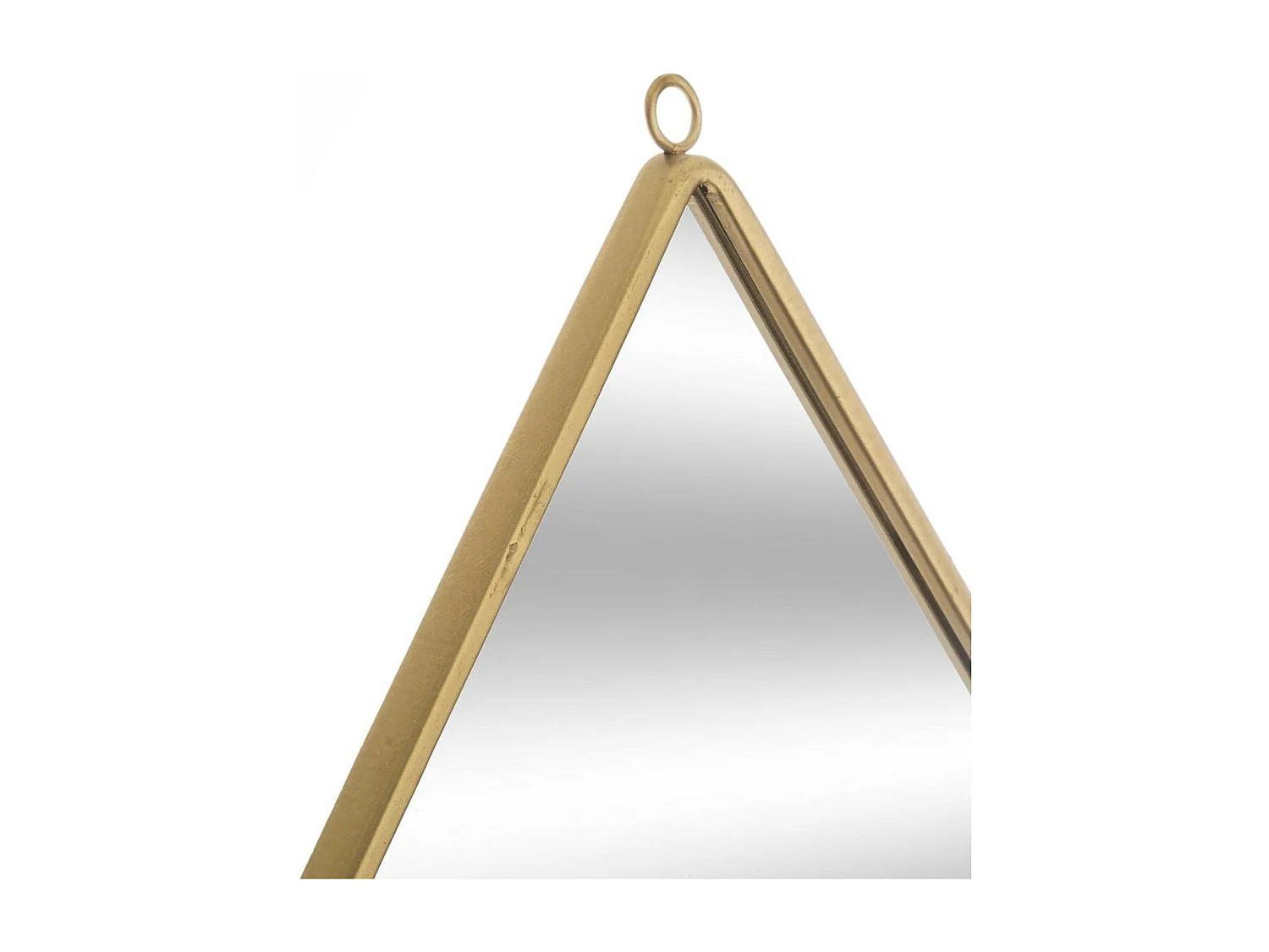 Miroir mural en métal en forme de Goutte 21 x 29 cm