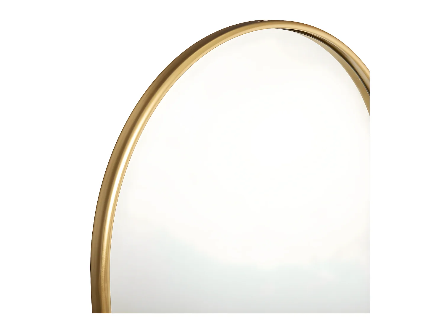 Miroir mural en Métal doré 60 x 106 cm