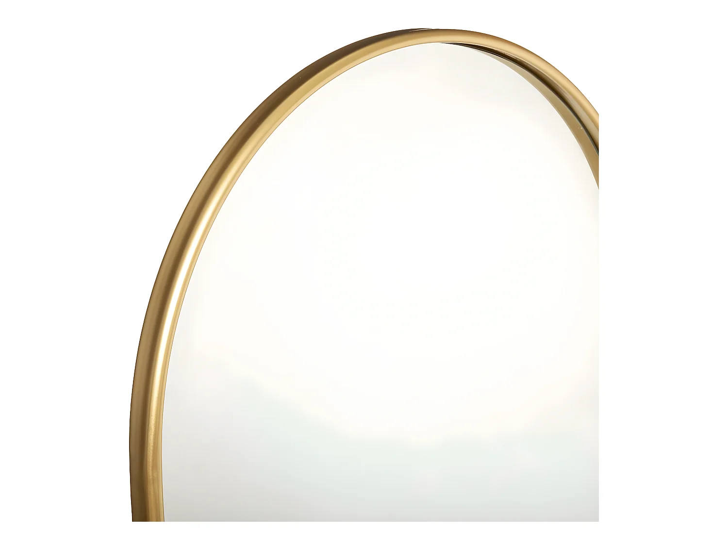 Miroir mural en Métal doré 60 x 106 cm