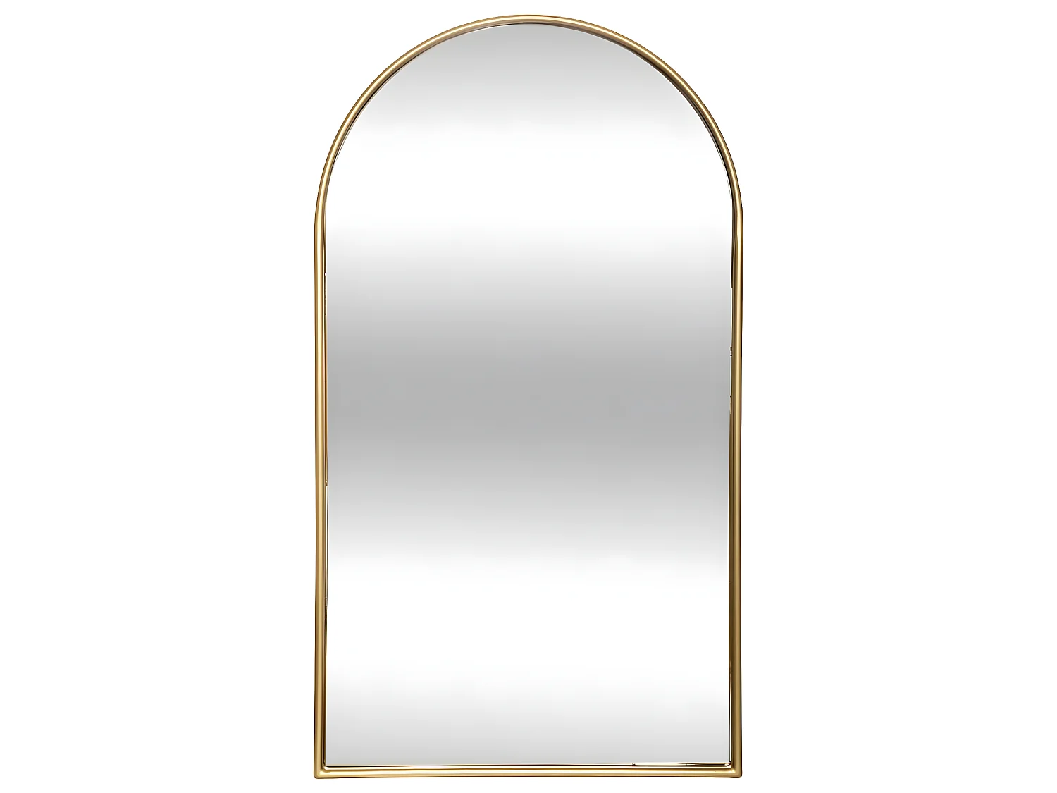 Miroir mural en Métal doré 60 x 106 cm