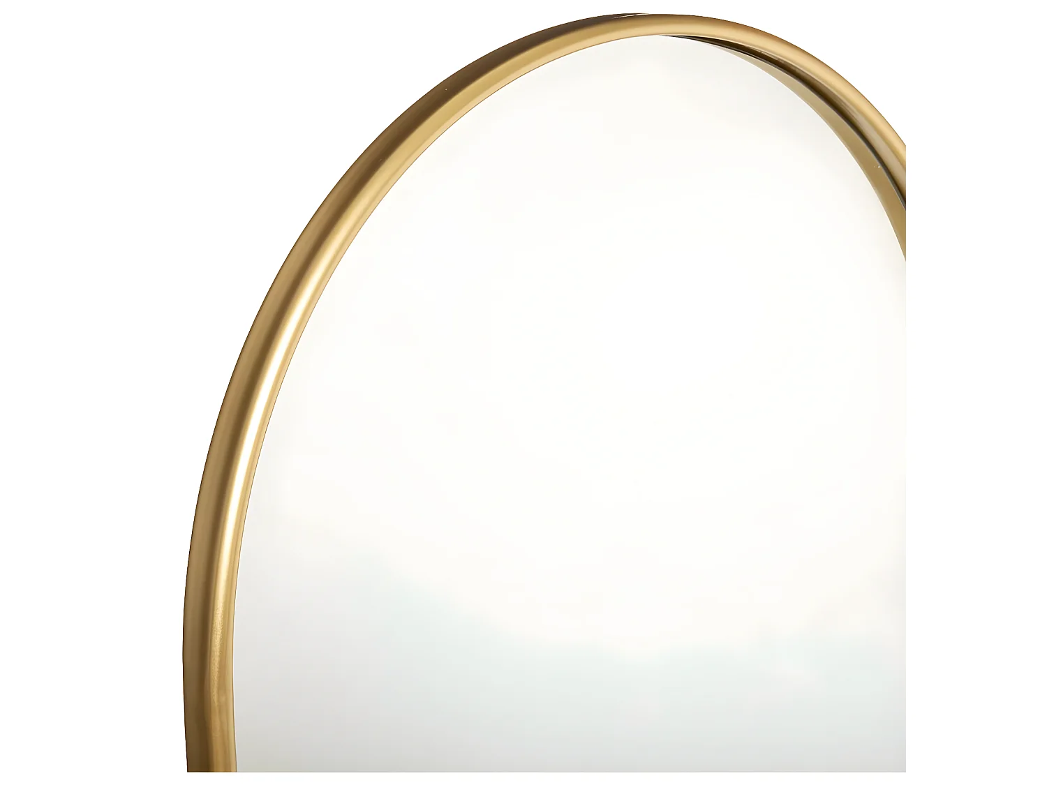 Miroir mural en Métal doré 60 x 106 cm