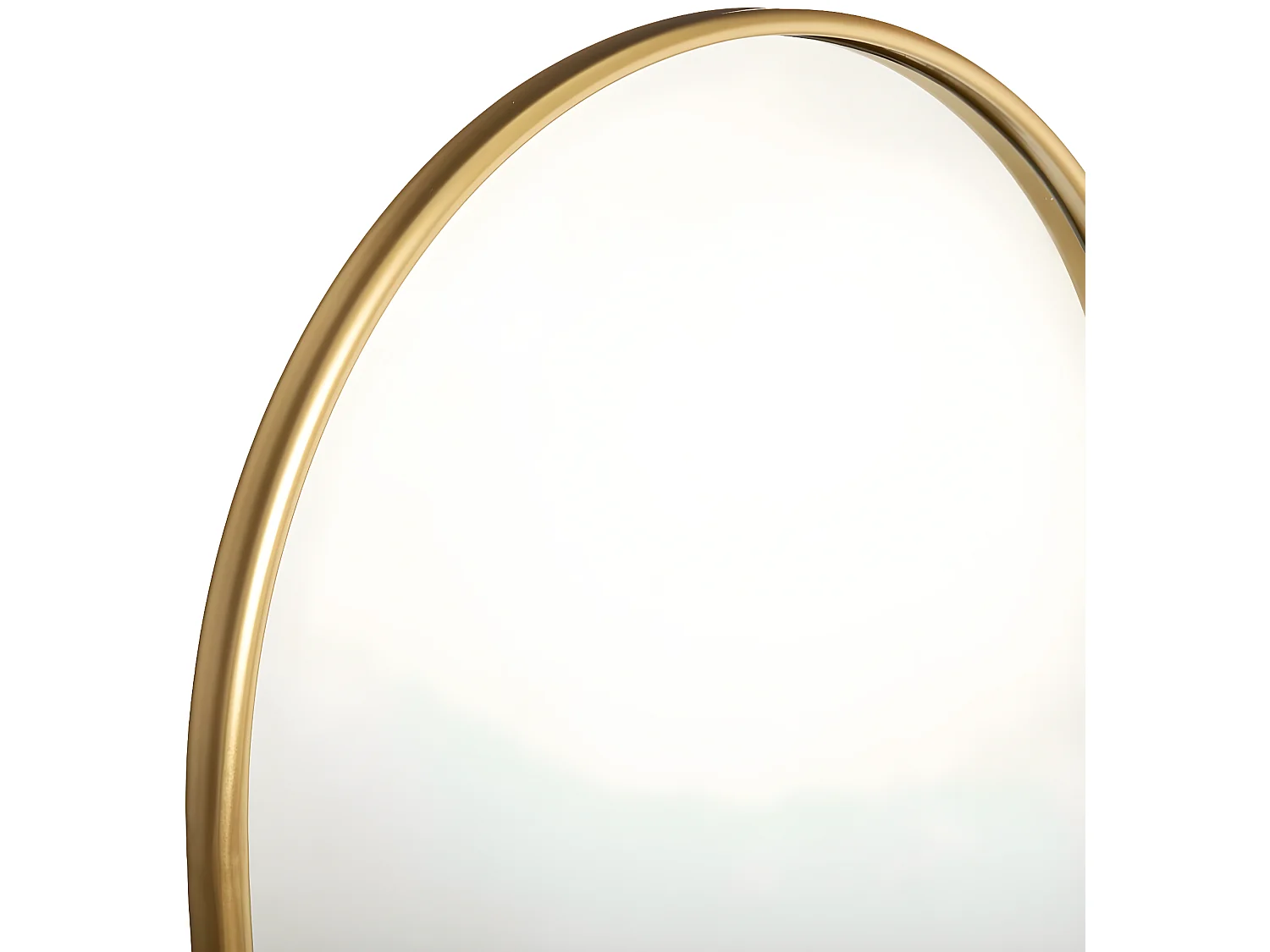 Miroir mural en Métal doré 60 x 106 cm