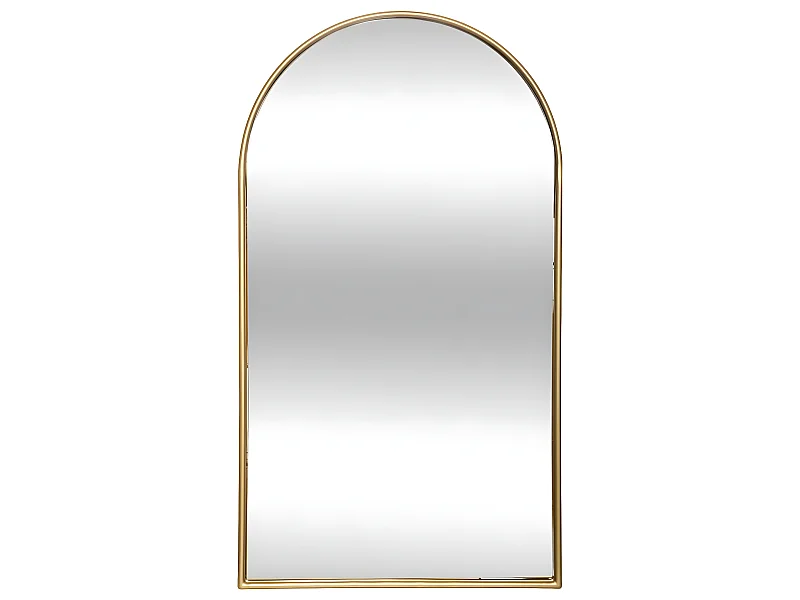 Miroir mural en Métal doré 60 x 106 cm