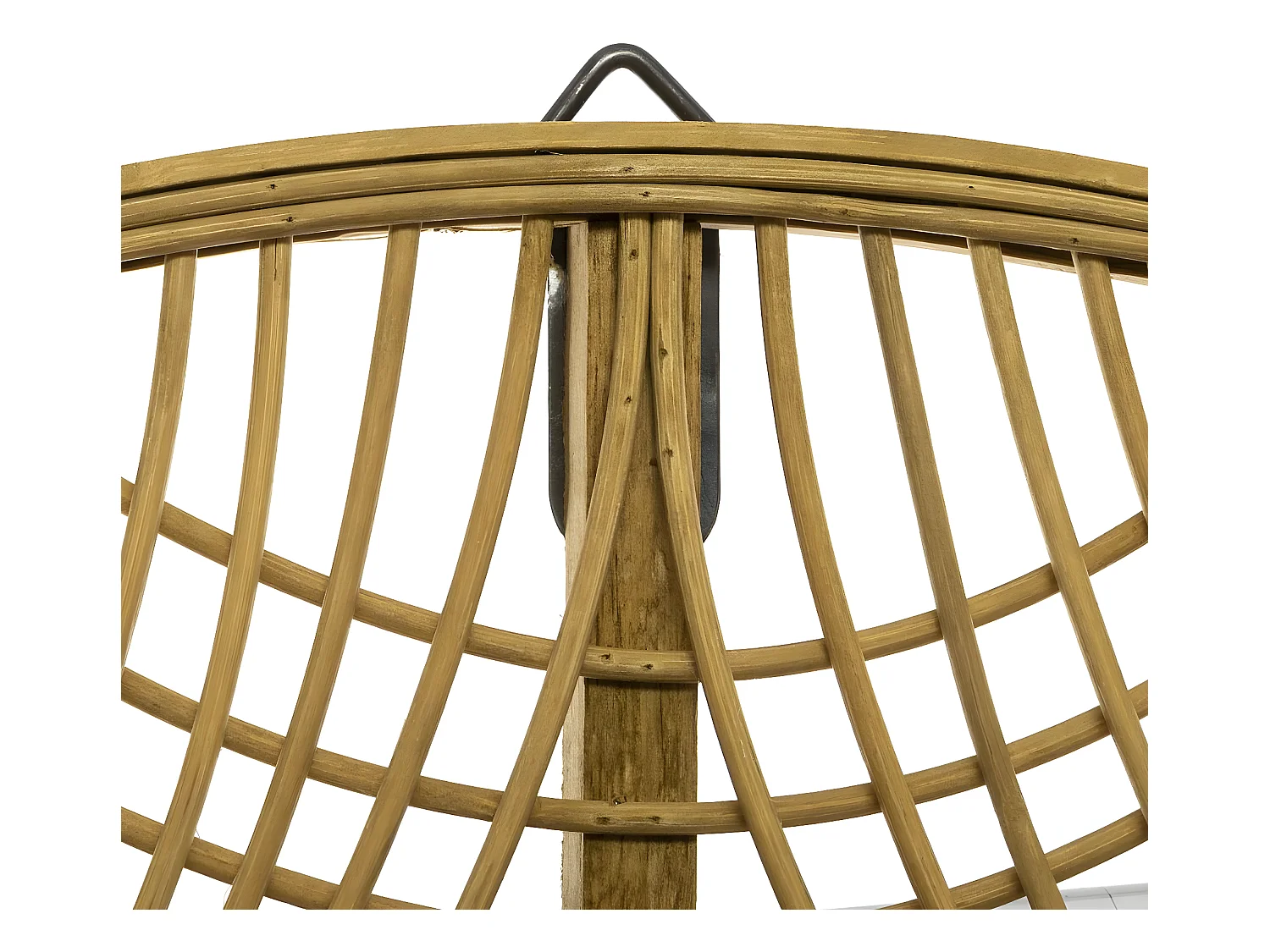 Grand Miroir mural en Bambou D 70 cm