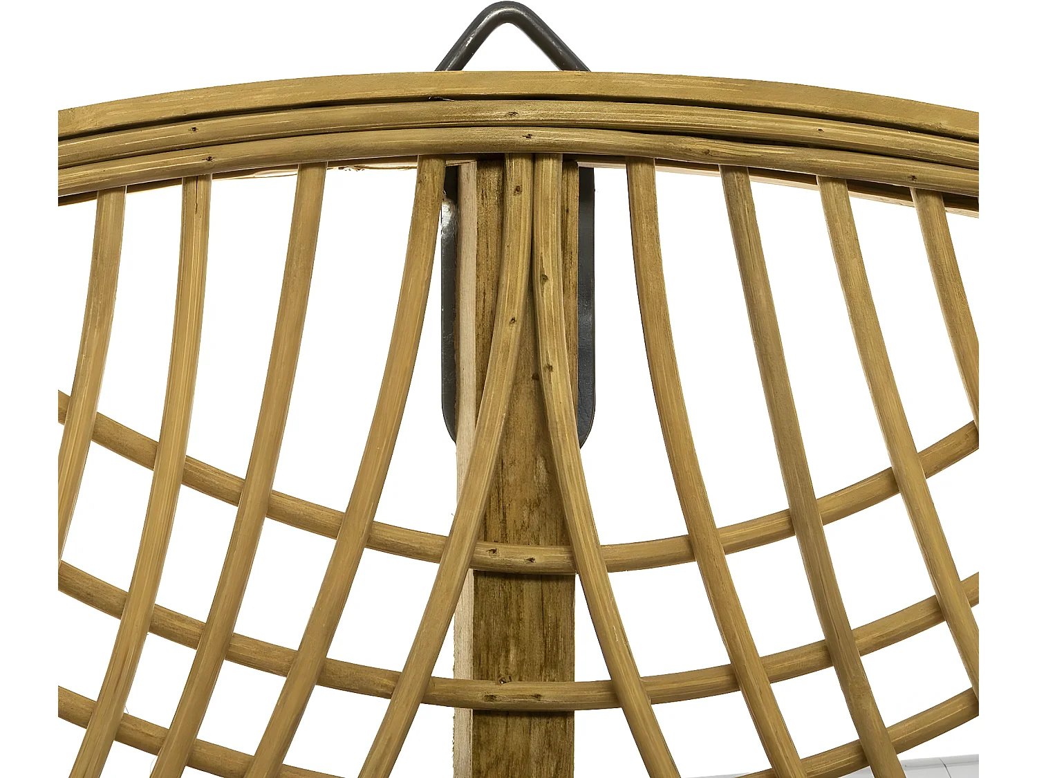 Grand Miroir mural en Bambou D 70 cm