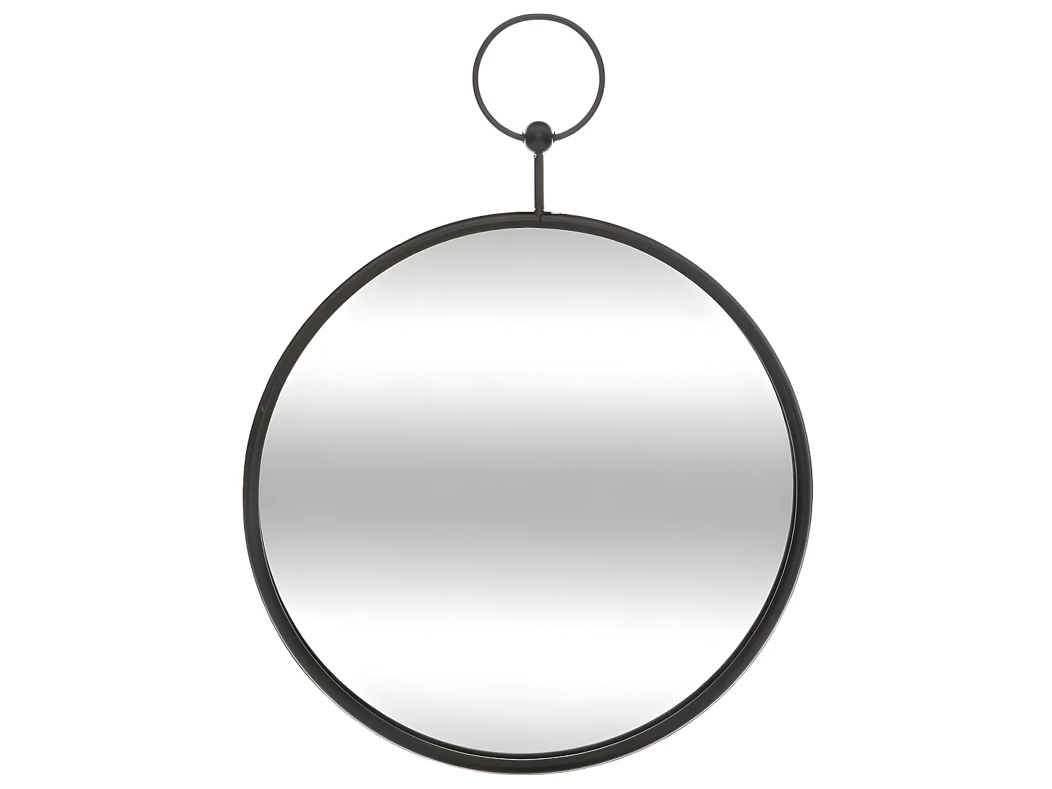 Miroir mural en Métal forme gousset D 30 cm