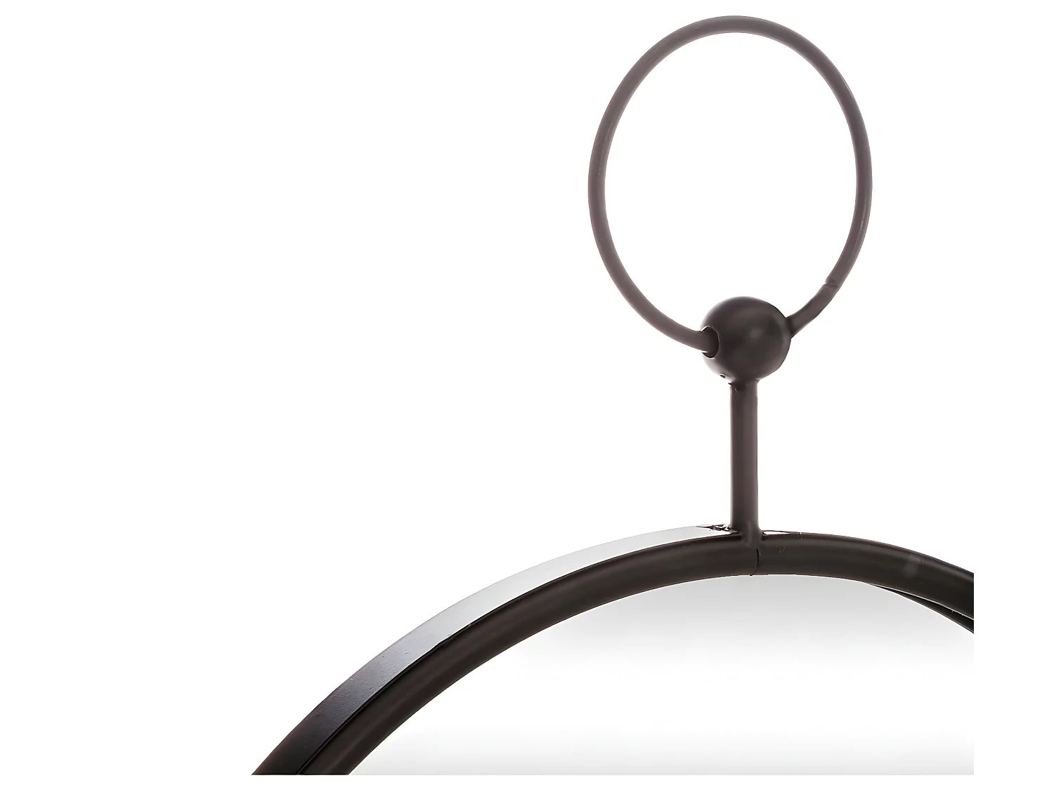 Miroir mural en Métal forme gousset D 30 cm