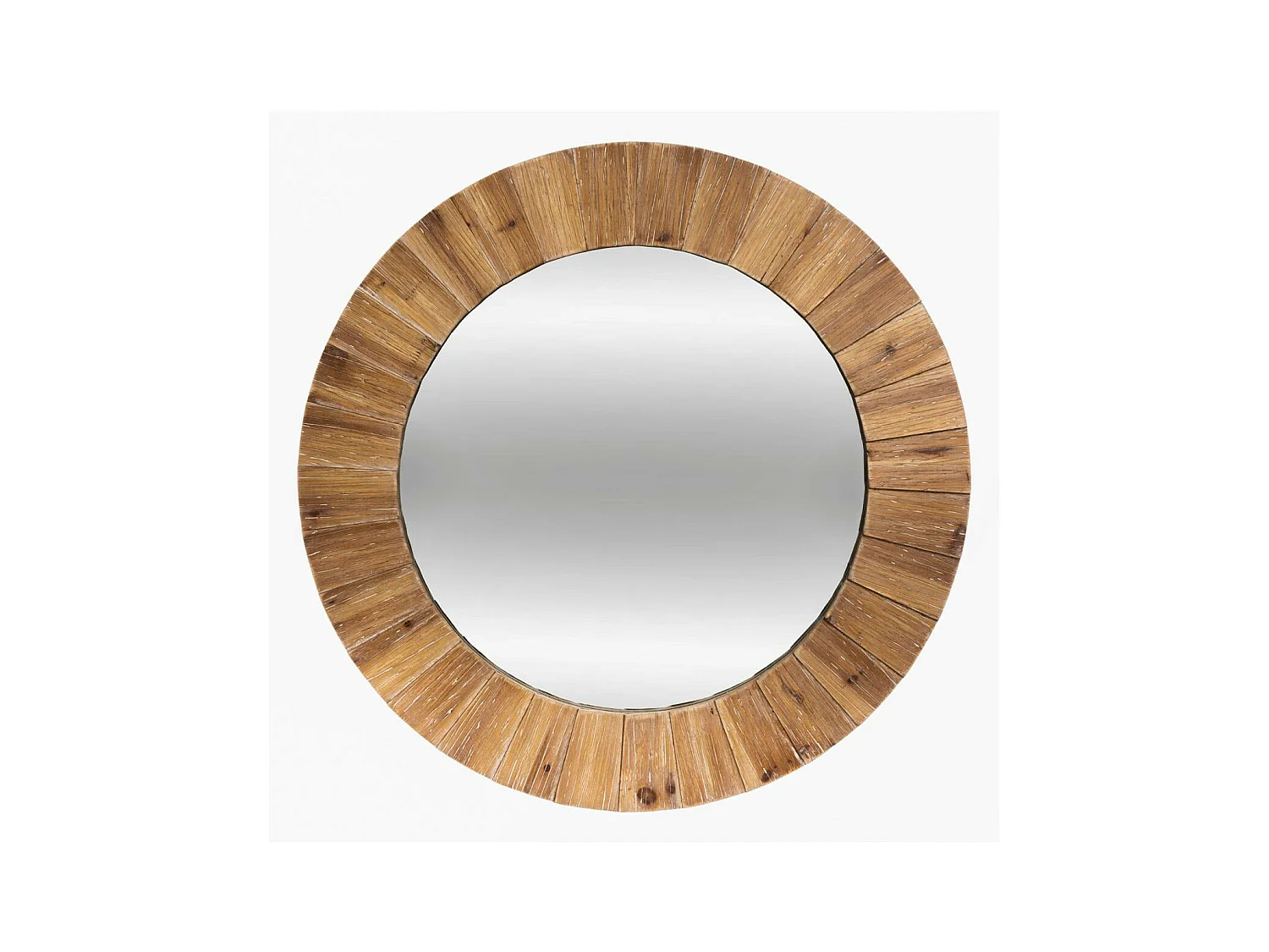 Grand Miroir mural en Bois de Sapin D 83 cm