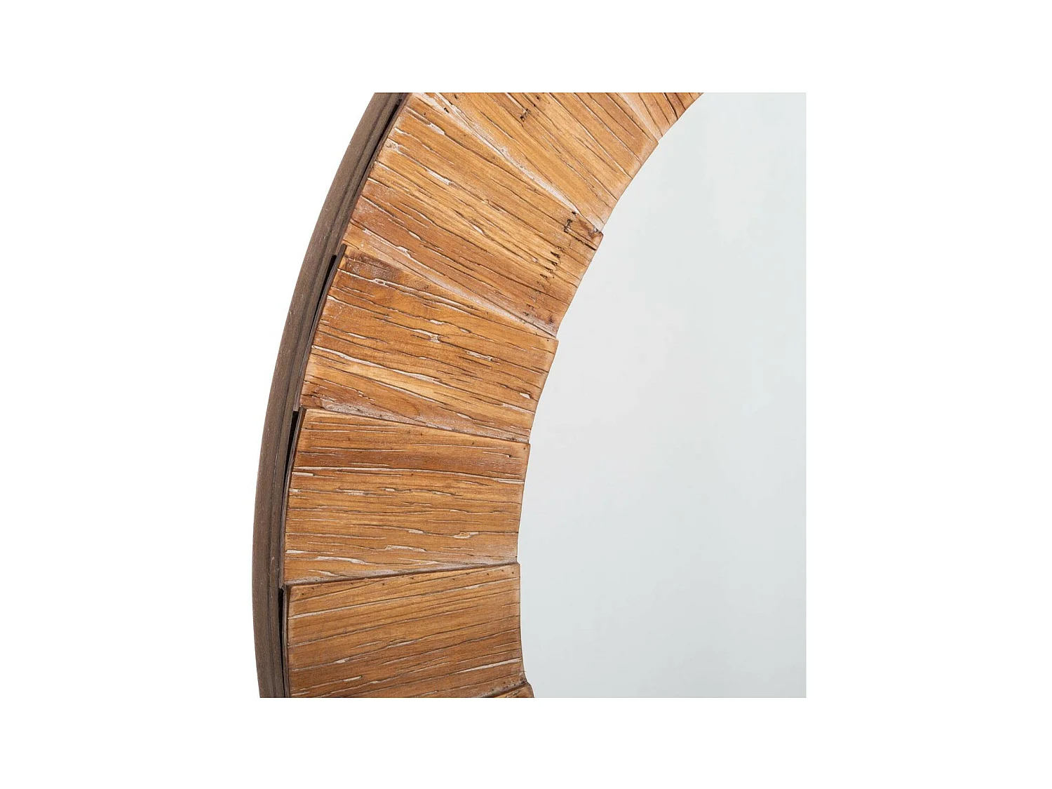 Grand Miroir mural en Bois de Sapin D 83 cm