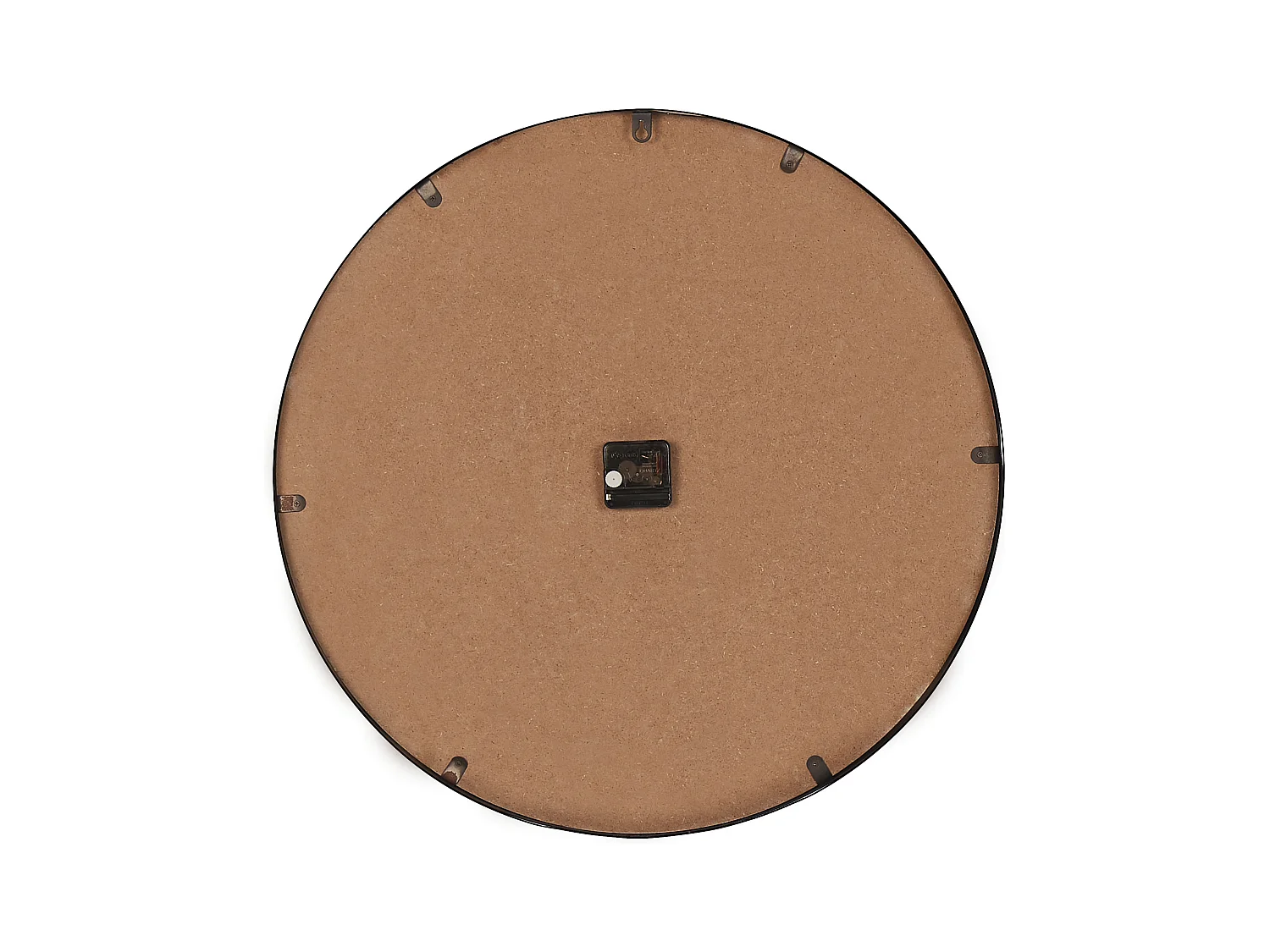 Wanduhr heller Holzfarbton ø 60 cm rund