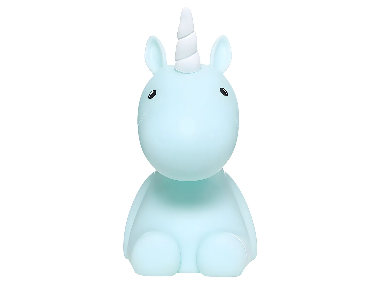 Veilleuse Licorne LED Bleue 17 cm
