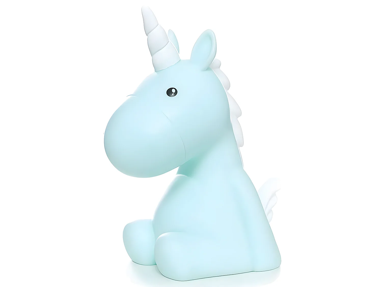 Veilleuse Licorne LED Bleue 17 cm