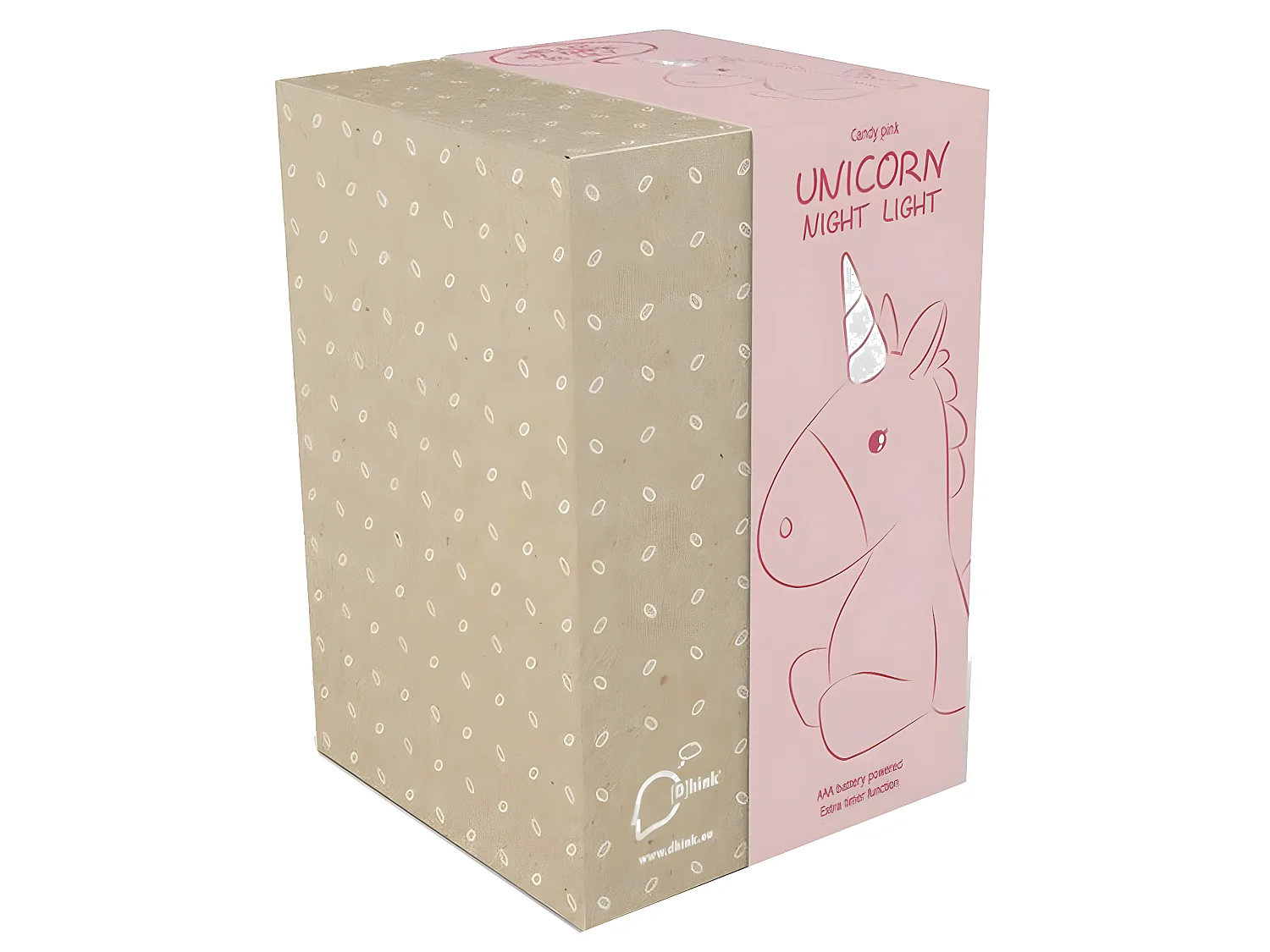 Veilleuse Licorne LED Bleue 17 cm