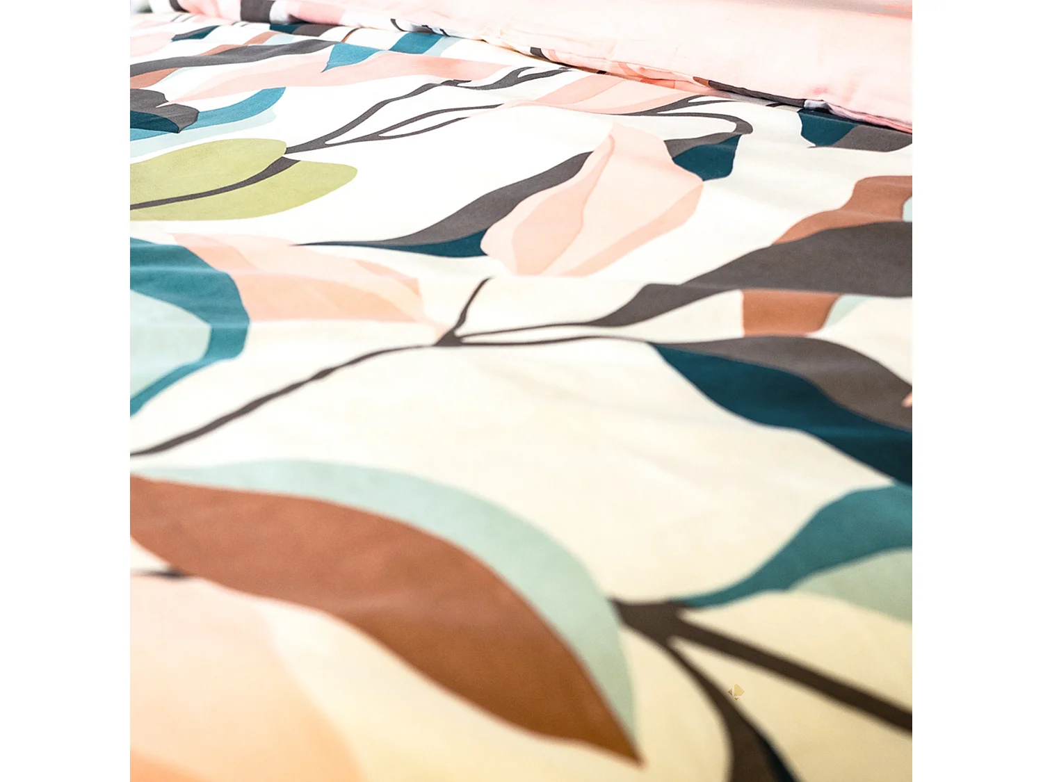 Parure de lit 240x220 cm coton BCI adouci LILA Blanc 3 pièces