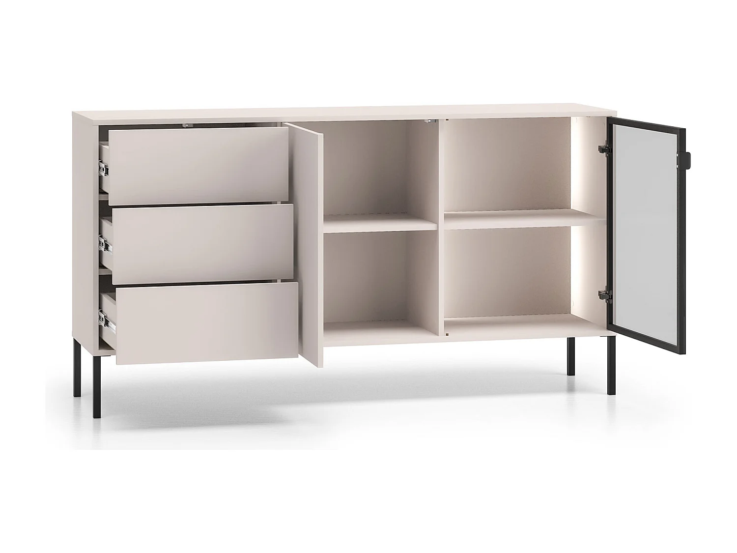 BUFFET Barnee Cachemire 160 / 40 / 86 cm