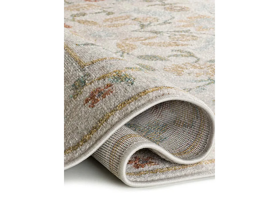 In- & Outdoor-Teppich - blumenmotive - beige / mehrfarbig - 160x230 cm - SAMARA