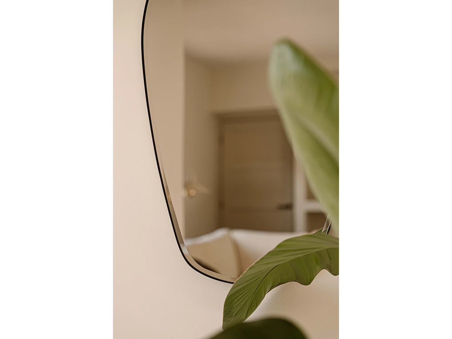 Miroir mural bio Rome | Noir | 90 x 50 cm | Indore Home